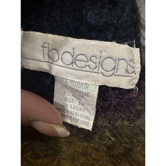 fbdesigns ~ Mohair blend Sweater Size Medium ~ Soft and Luxurious - Picture 7 of 10